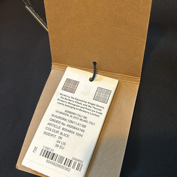 New auth Burberry midi dress - Picture 7 of 9